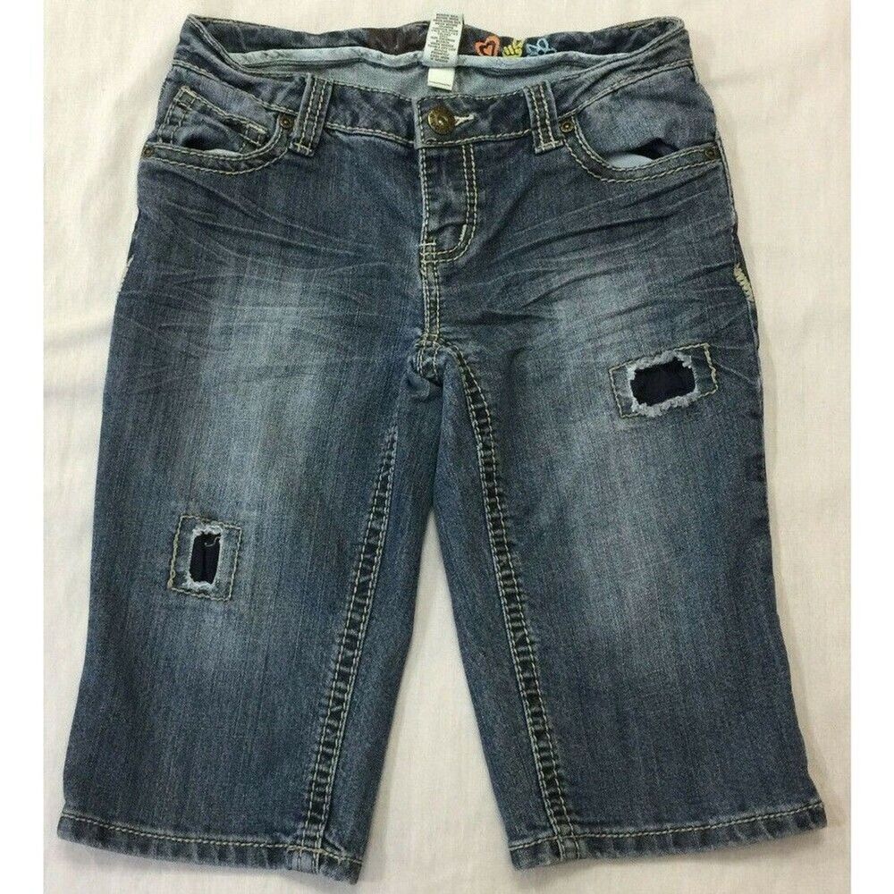 MUDD WOMENS JEANS CAPRIS SHORTS SIZE 5